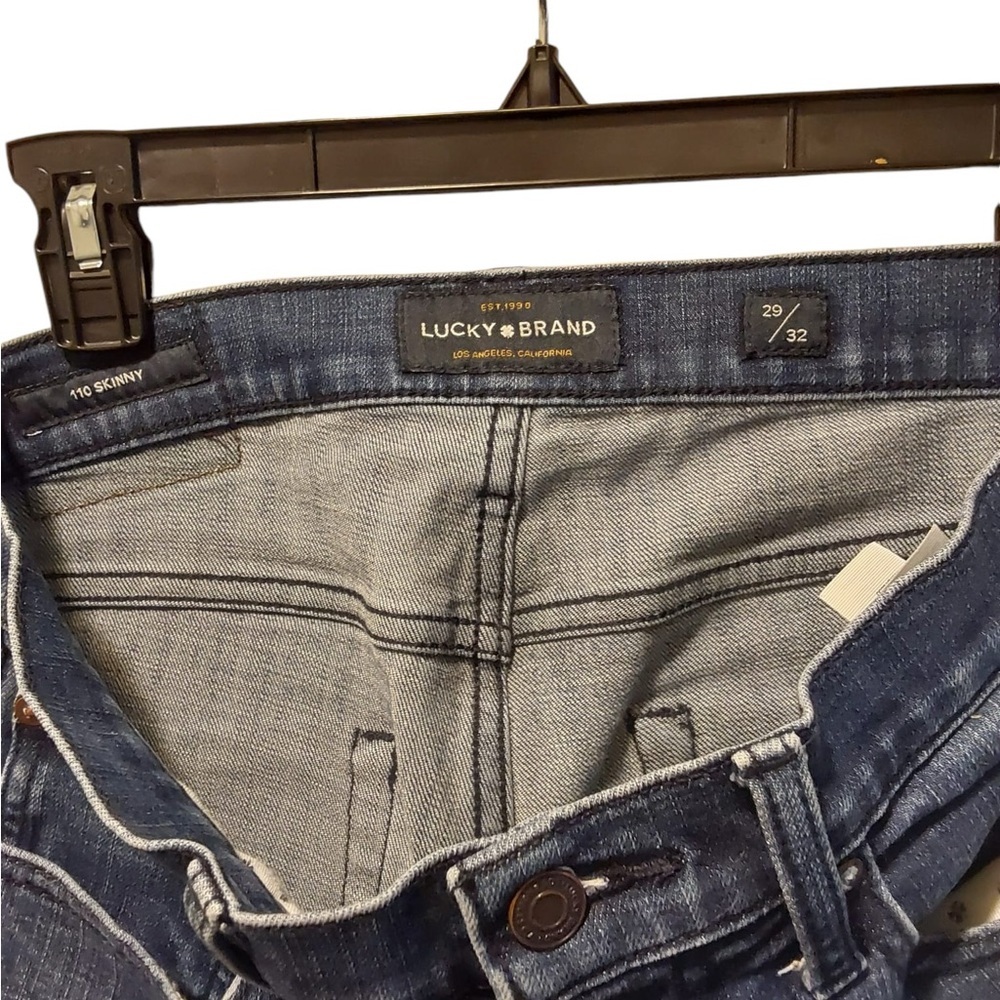Lucky Brand Jeans Dark Wash Denim 110 Skinny 29/32 - Picture 2 of 3